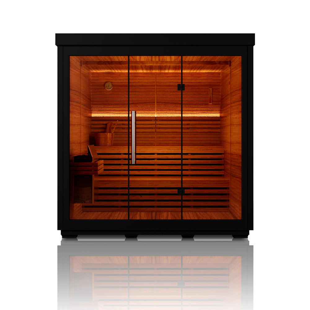 LUMI Mira 05 | Modern Outdoor Sauna Cabin with 8kw Heater for 4–6 People(SV-10)
