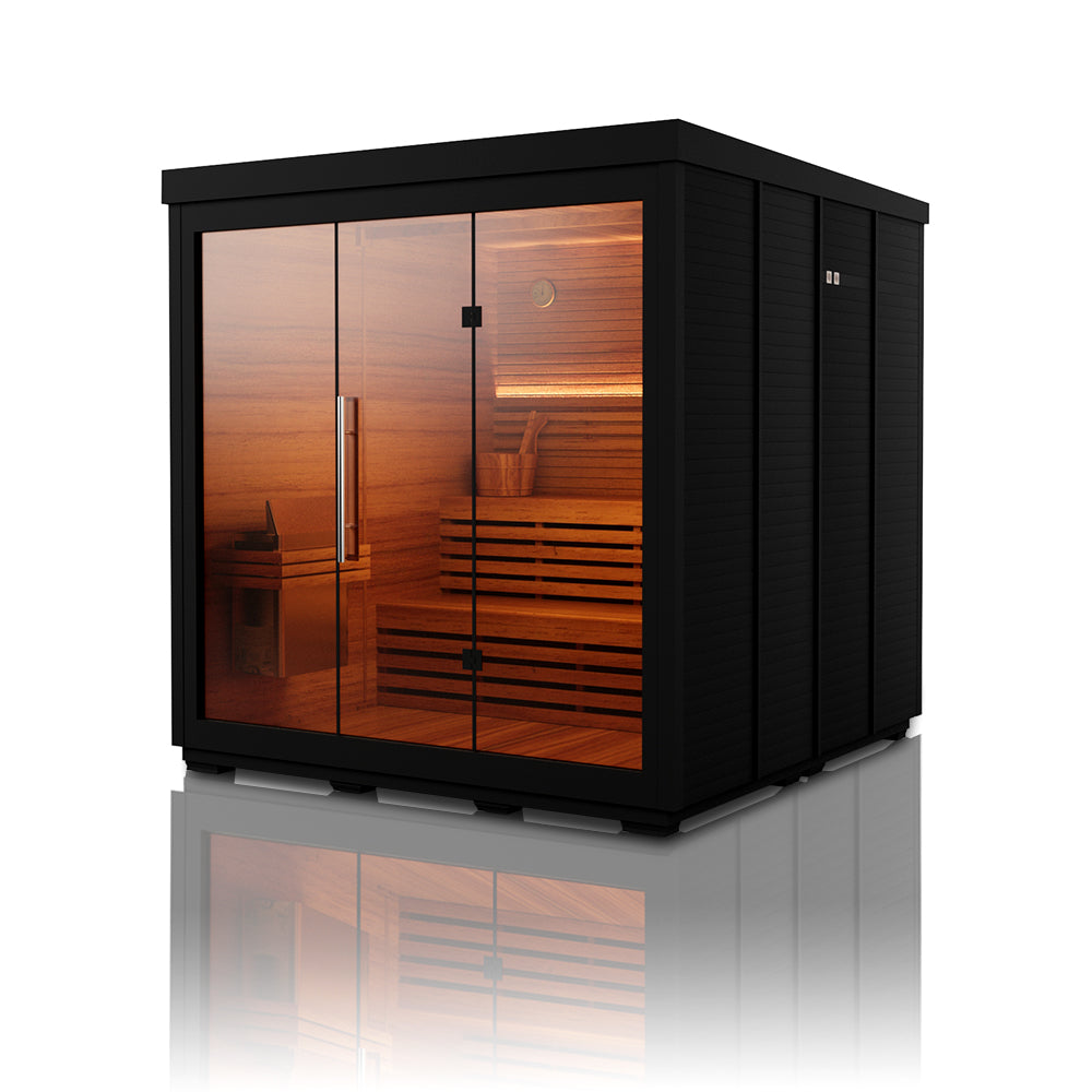 LUMI Mira 05 | Modern Outdoor Sauna Cabin with 8kw Heater for 4–6 People(SV-10)