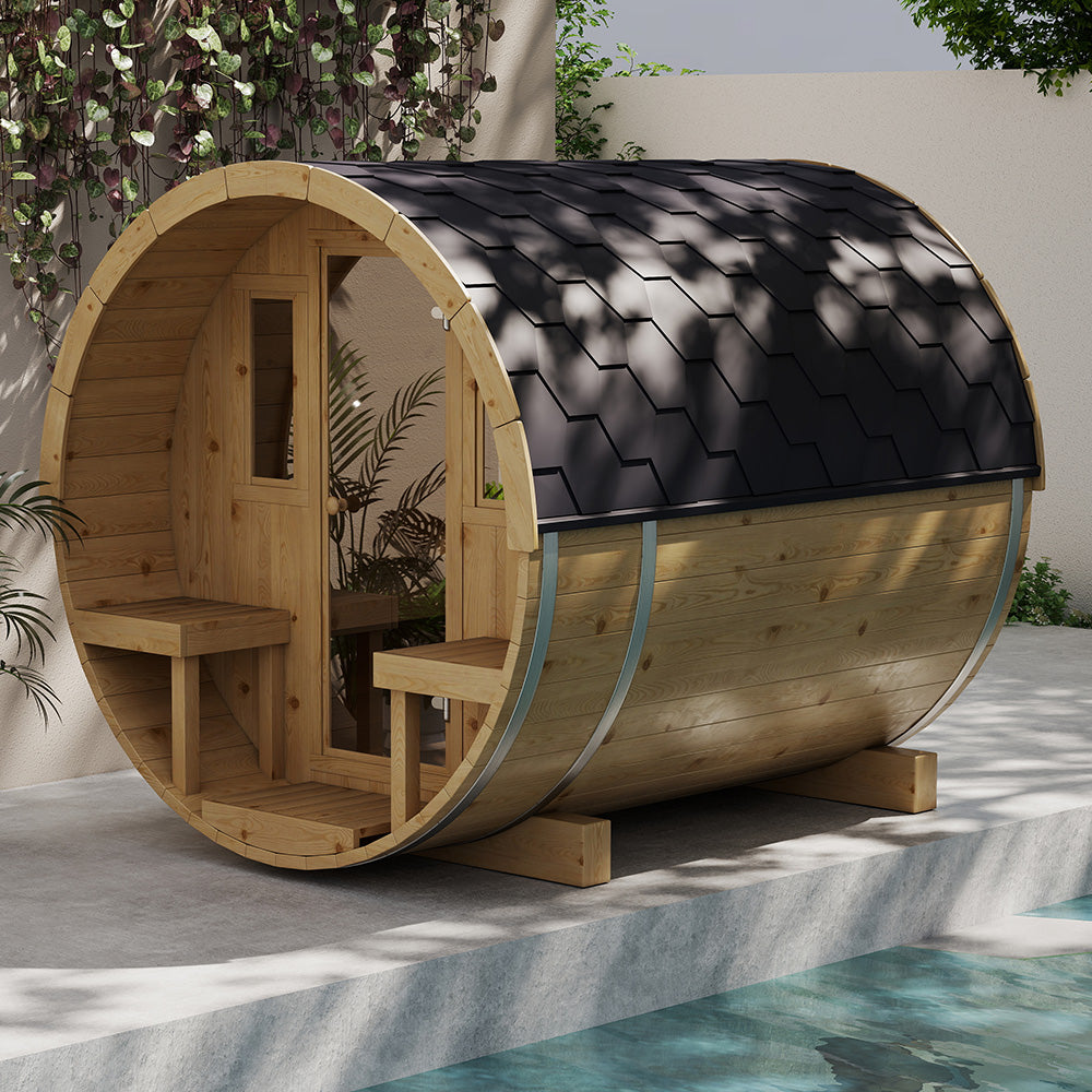 Svalasauna Outdoor Sauna – Scandinavian Poolside Wellness Cabin(SV-13)