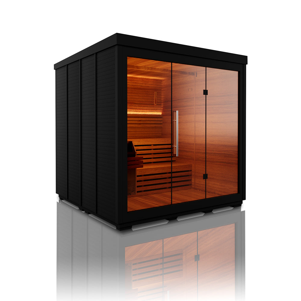 LUMI Mira 05 | Modern Outdoor Sauna Cabin with 8kw Heater for 4–6 People(SV-10)