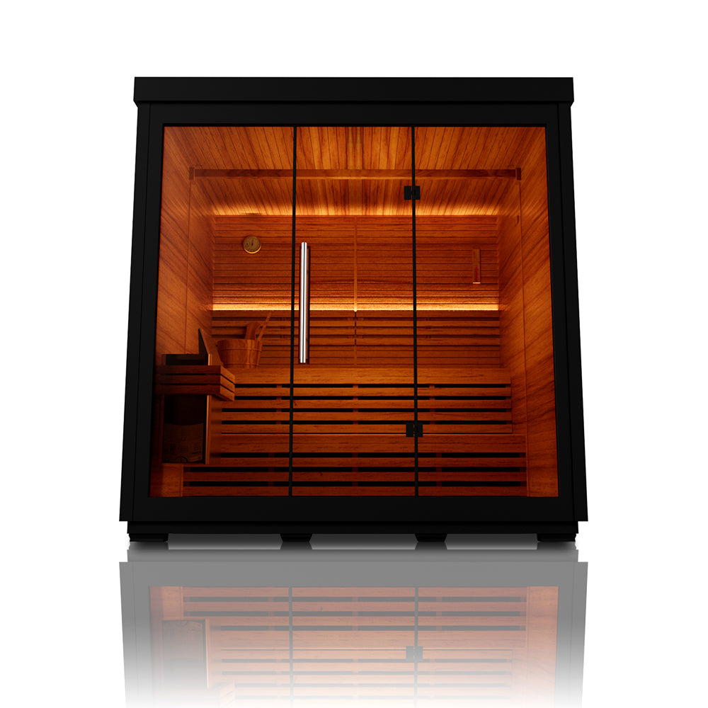 LUMI Mira 05 | Modern Outdoor Sauna Cabin with 8kw Heater for 4–6 People(SV-10)