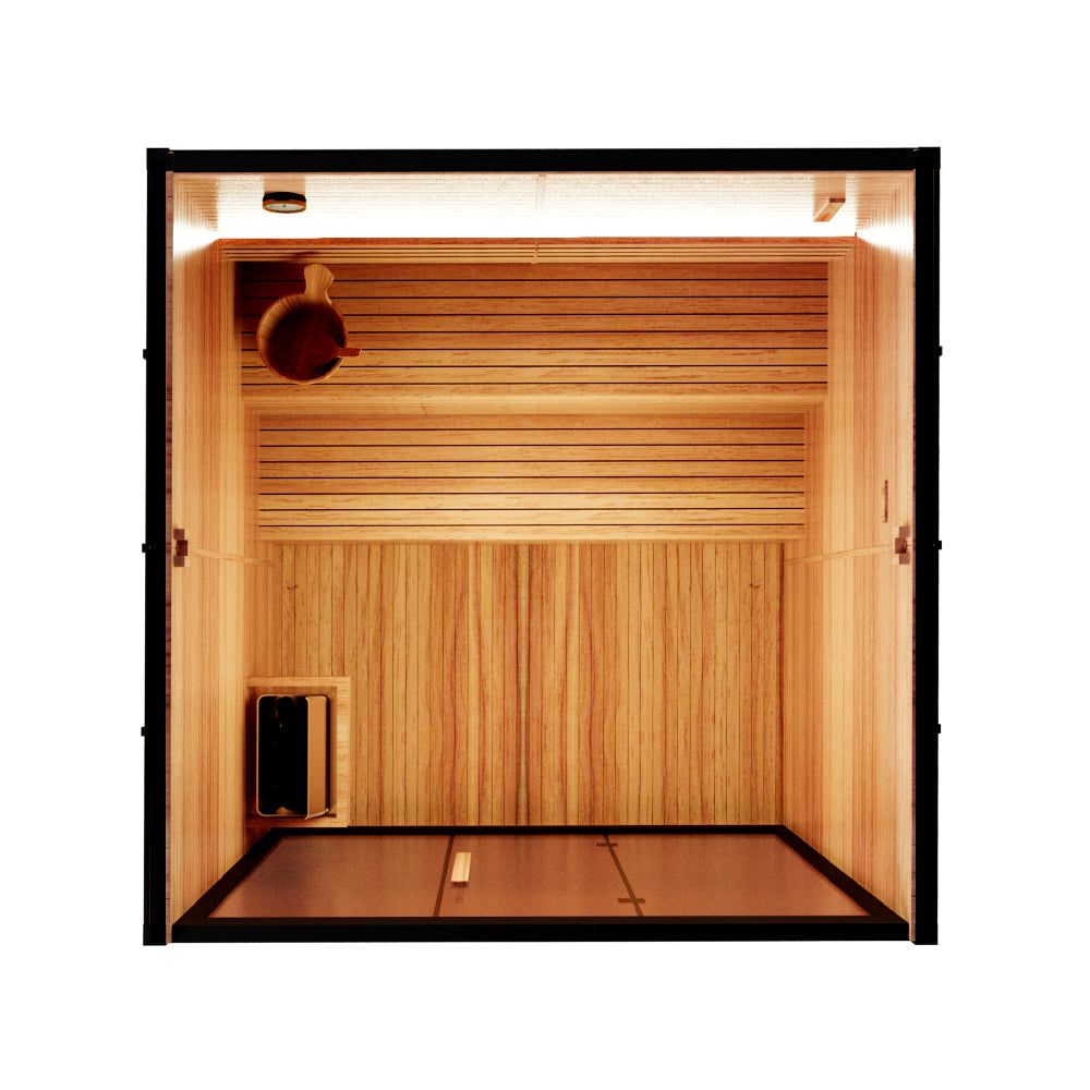 LUMI Mira 05 | Modern Outdoor Sauna Cabin with 8kw Heater for 4–6 People(SV-10)