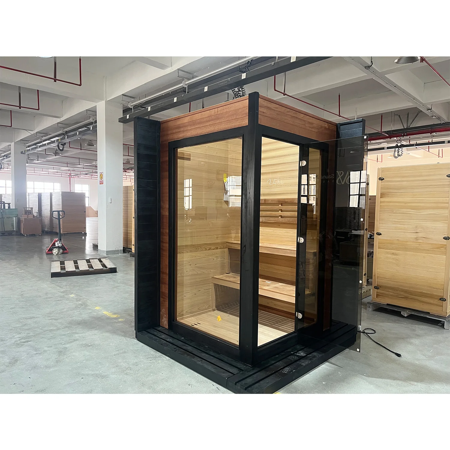 Sierra Mini Deluxe Outdoor Cabin Sauna for 2 People (SV-04)