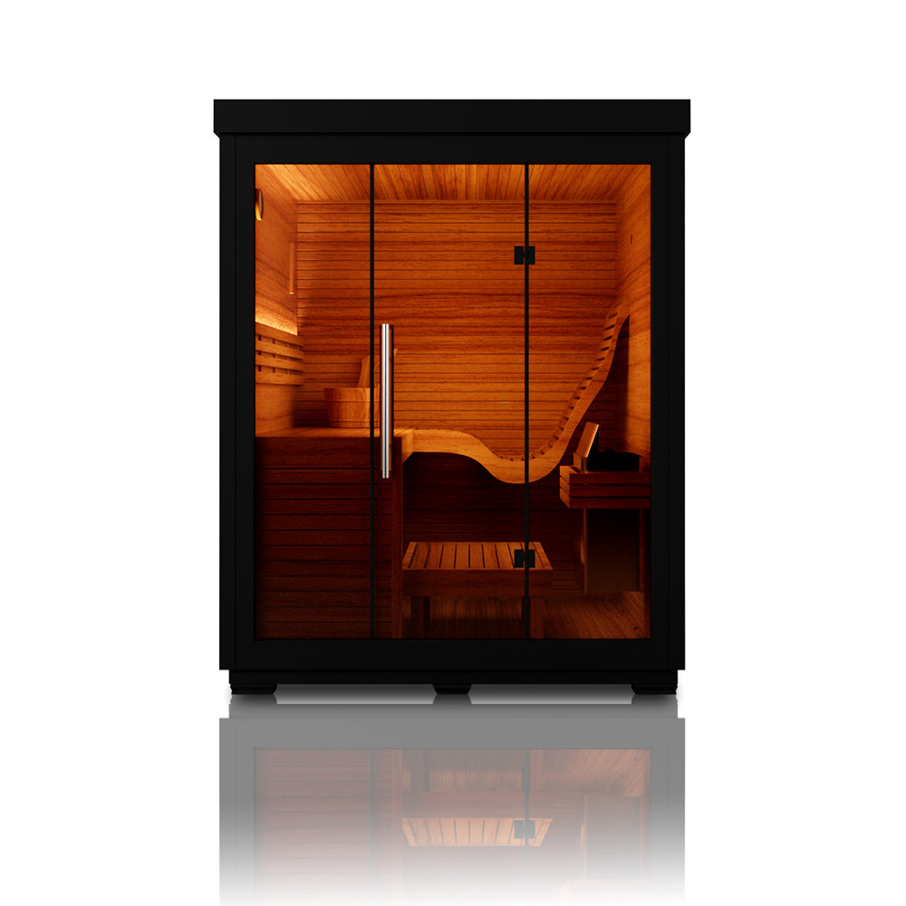 Lumi Aura | Modern Outdoor Sauna Cabin in Nordic Cedar(SV-09)