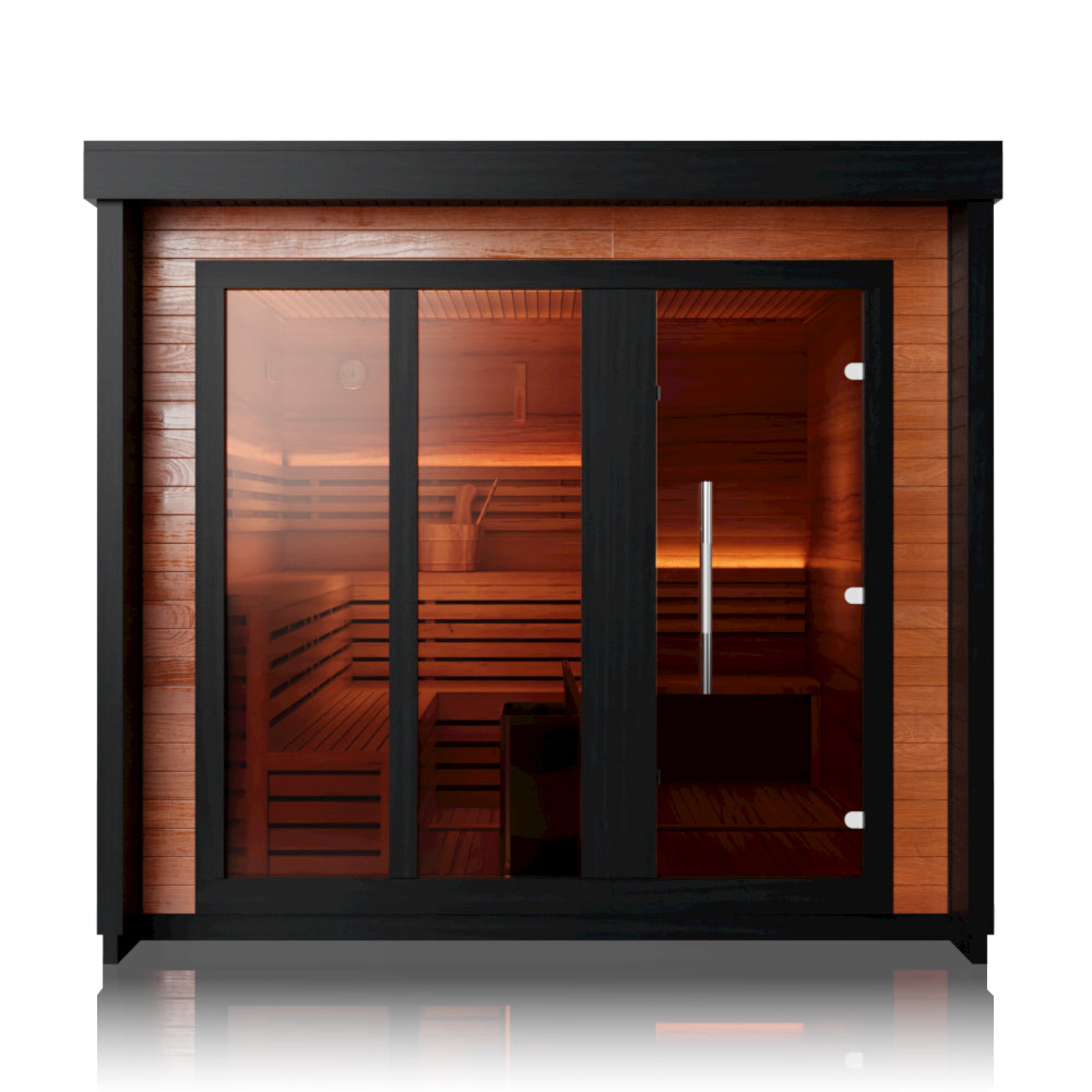 Svalasauna Patio M | Premium Outdoor Cedar Sauna Cabin for 2–4 People(SV-07)