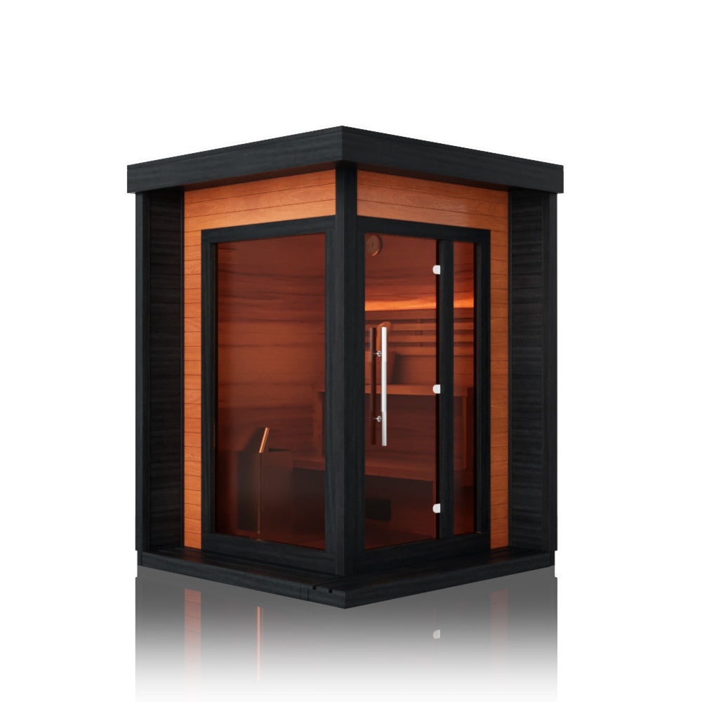 Sierra Mini Deluxe Outdoor Cabin Sauna for 2 People (SV-04)