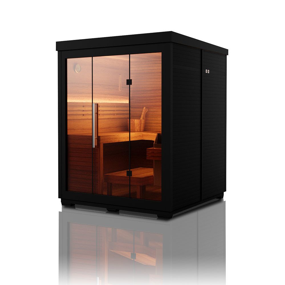 Lumi Aura | Modern Outdoor Sauna Cabin in Nordic Cedar(SV-09)