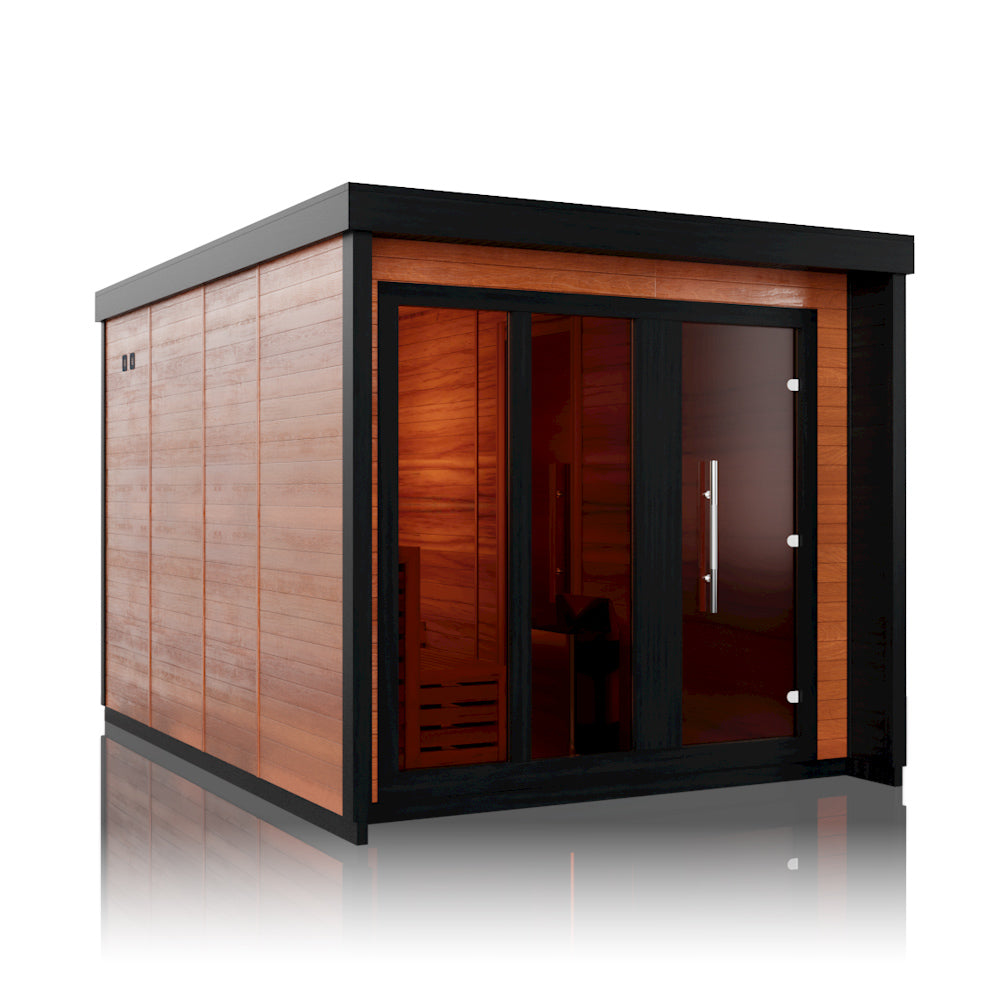 Svalasauna Patio M | Premium Outdoor Cedar Sauna Cabin for 2–4 People(SV-07)