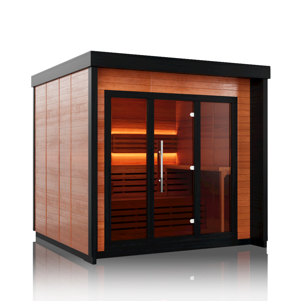 Aurora Edge 01 | Square Glass Sauna Cabin(SV-05)
