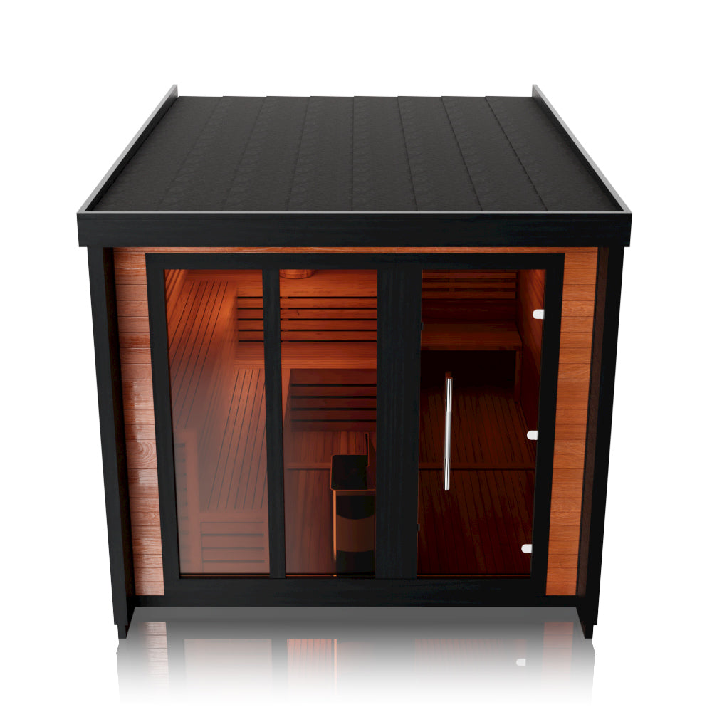 Svalasauna Patio M | Premium Outdoor Cedar Sauna Cabin for 2–4 People(SV-07)