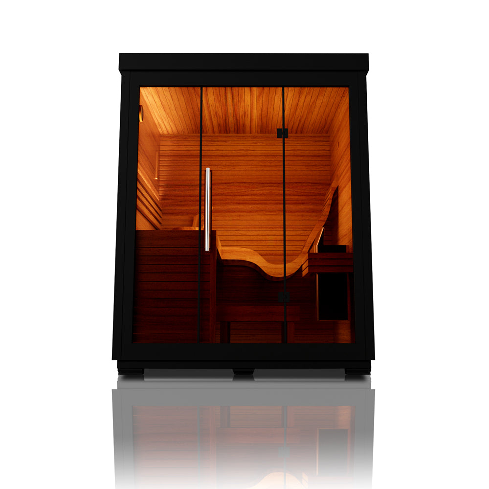 Lumi Aura | Modern Outdoor Sauna Cabin in Nordic Cedar(SV-09)