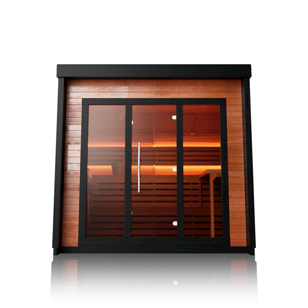 Aurora Edge 01 | Square Glass Sauna Cabin(SV-05)