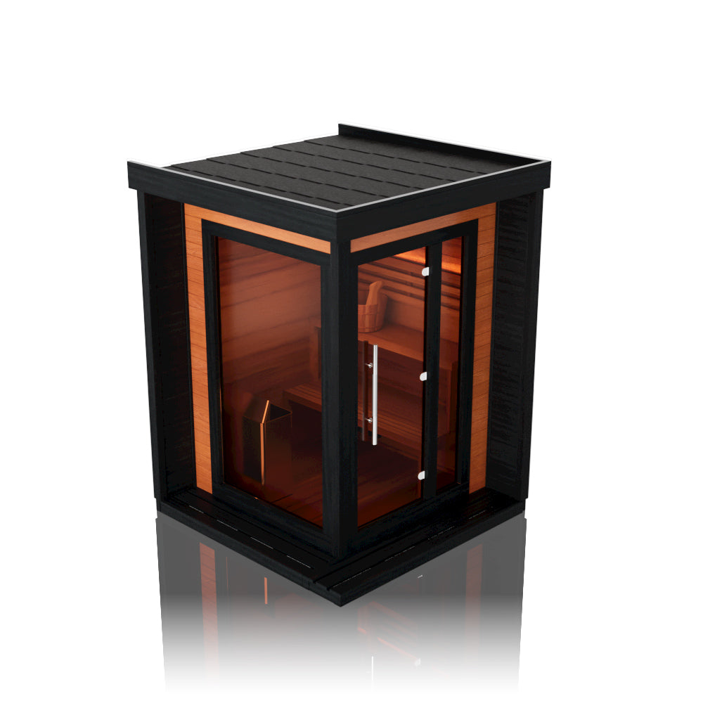 Sierra Mini Deluxe Outdoor Cabin Sauna for 2 People (SV-04)