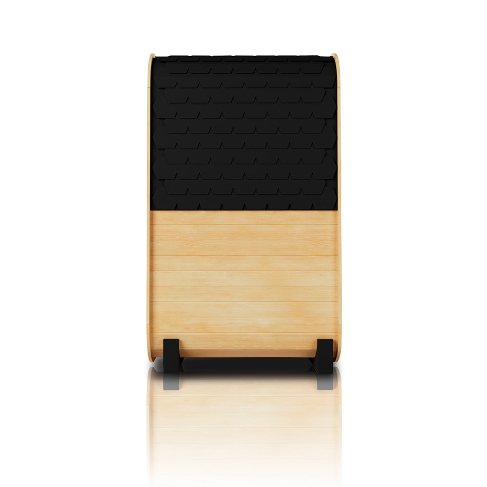 Scandinavian Retreat 1-Person Outdoor Barrel Sauna(SV-01)