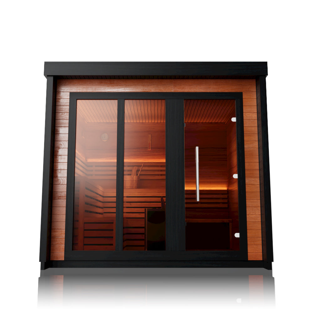 Svalasauna Patio M | Premium Outdoor Cedar Sauna Cabin for 2–4 People(SV-07)