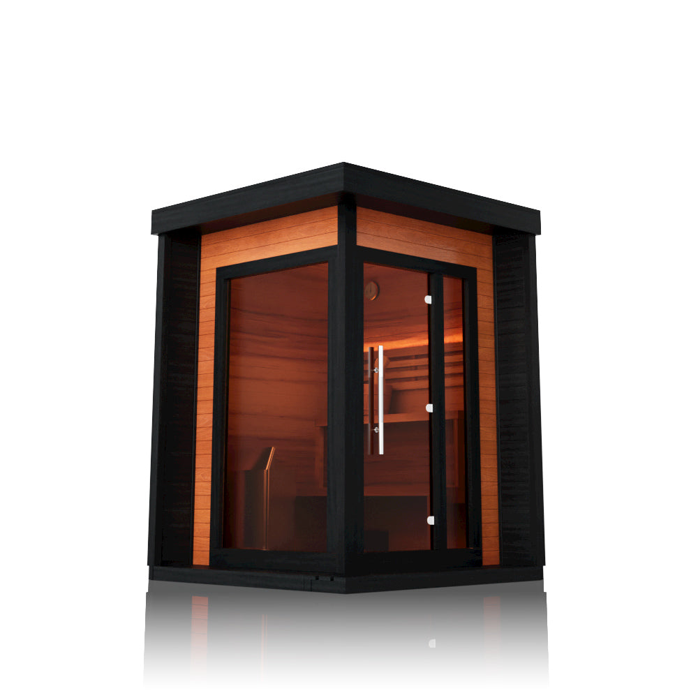 Sierra Mini Deluxe Outdoor Cabin Sauna for 2 People (SV-04)