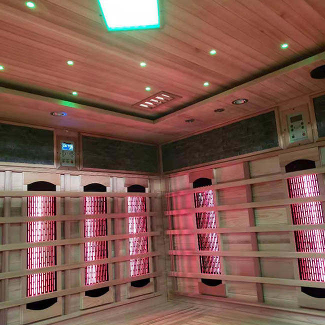 Indoor Infrared Cabin full spectrum Sauna for Apartment Hybrid (SV-16)