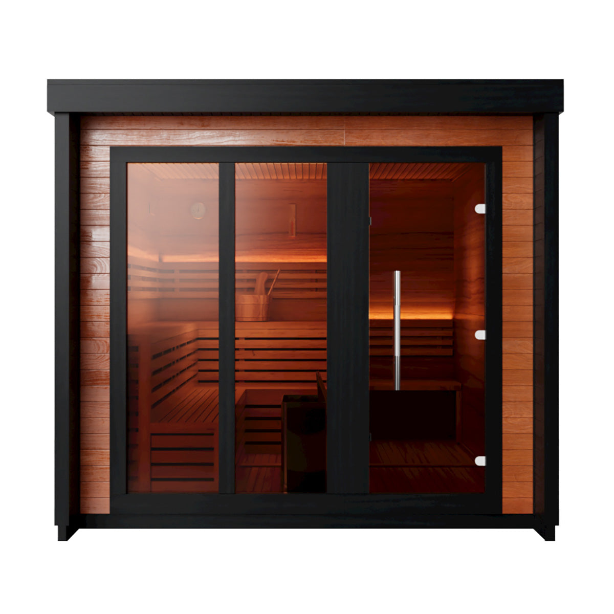 Svalasauna Patio M | Premium Outdoor Cedar Sauna Cabin for 2–4 People(SV-07)