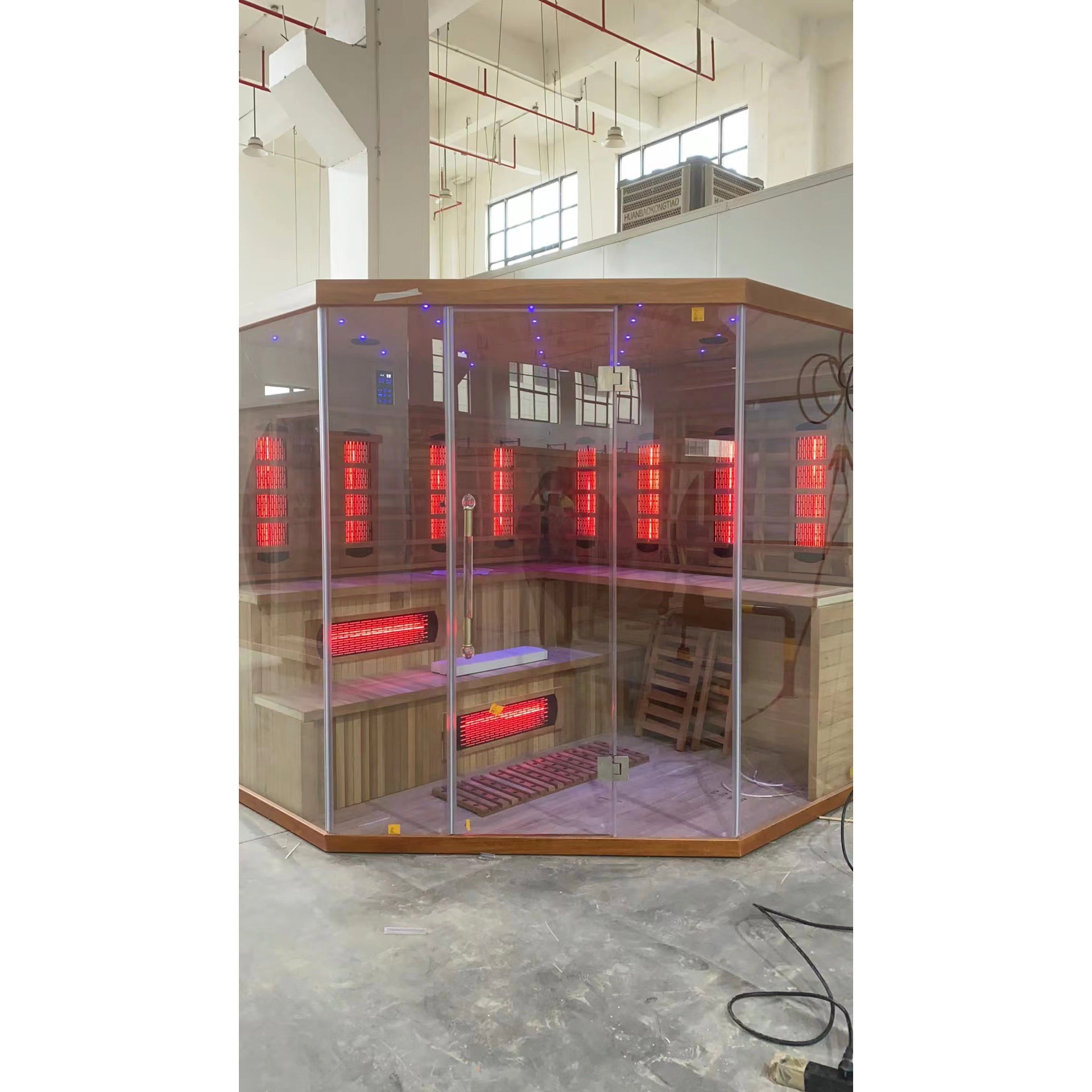 Indoor Infrared Cabin full spectrum Sauna for Apartment Hybrid (SV-16)