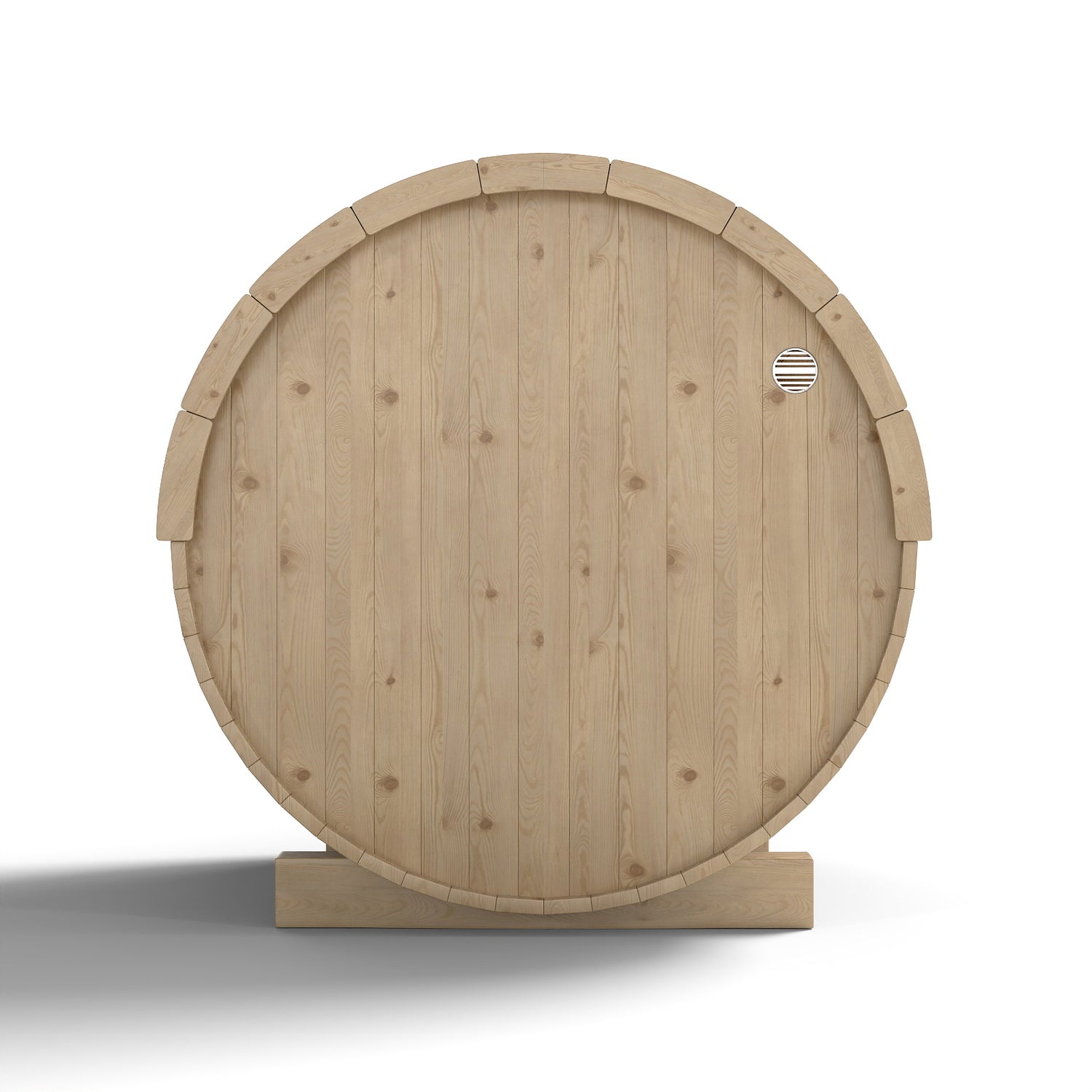 Svalasauna Premium Outdoor Barrel Sauna with Full Glass Front | Luxury Wooden Wellness Cabin(SV-12)