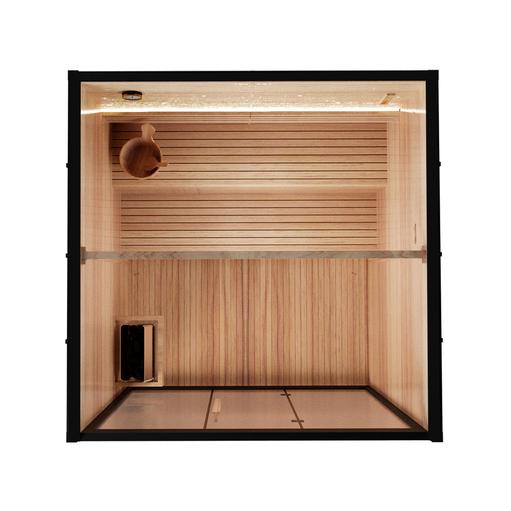 LUMI Mira 05 | Modern Outdoor Sauna Cabin with 8kw Heater for 4–6 People（SV-10）