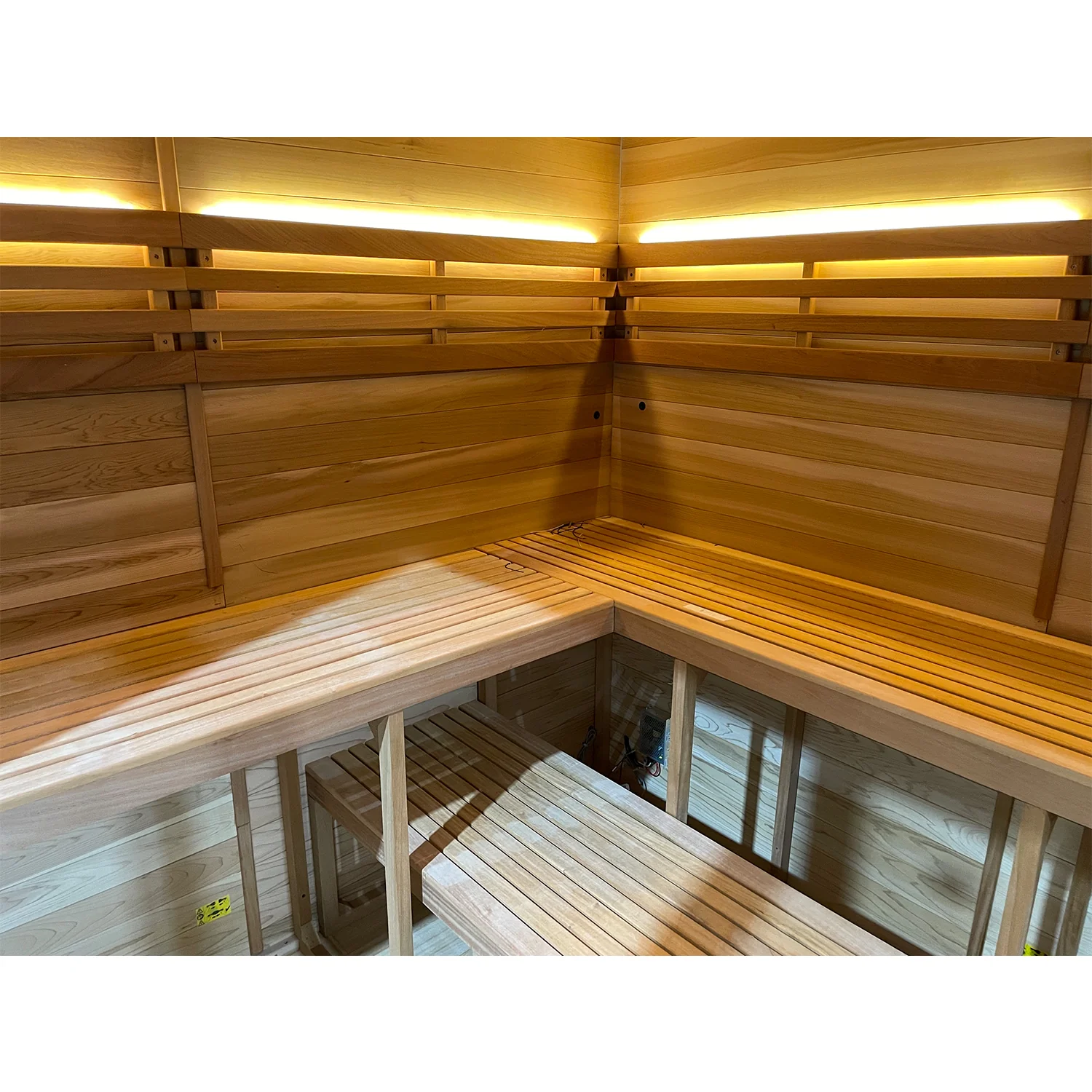 Aurora Terra 4 – Luxury Outdoor Cedar Sauna Cabin for 4 People with Full Glass Front（SV-06）
