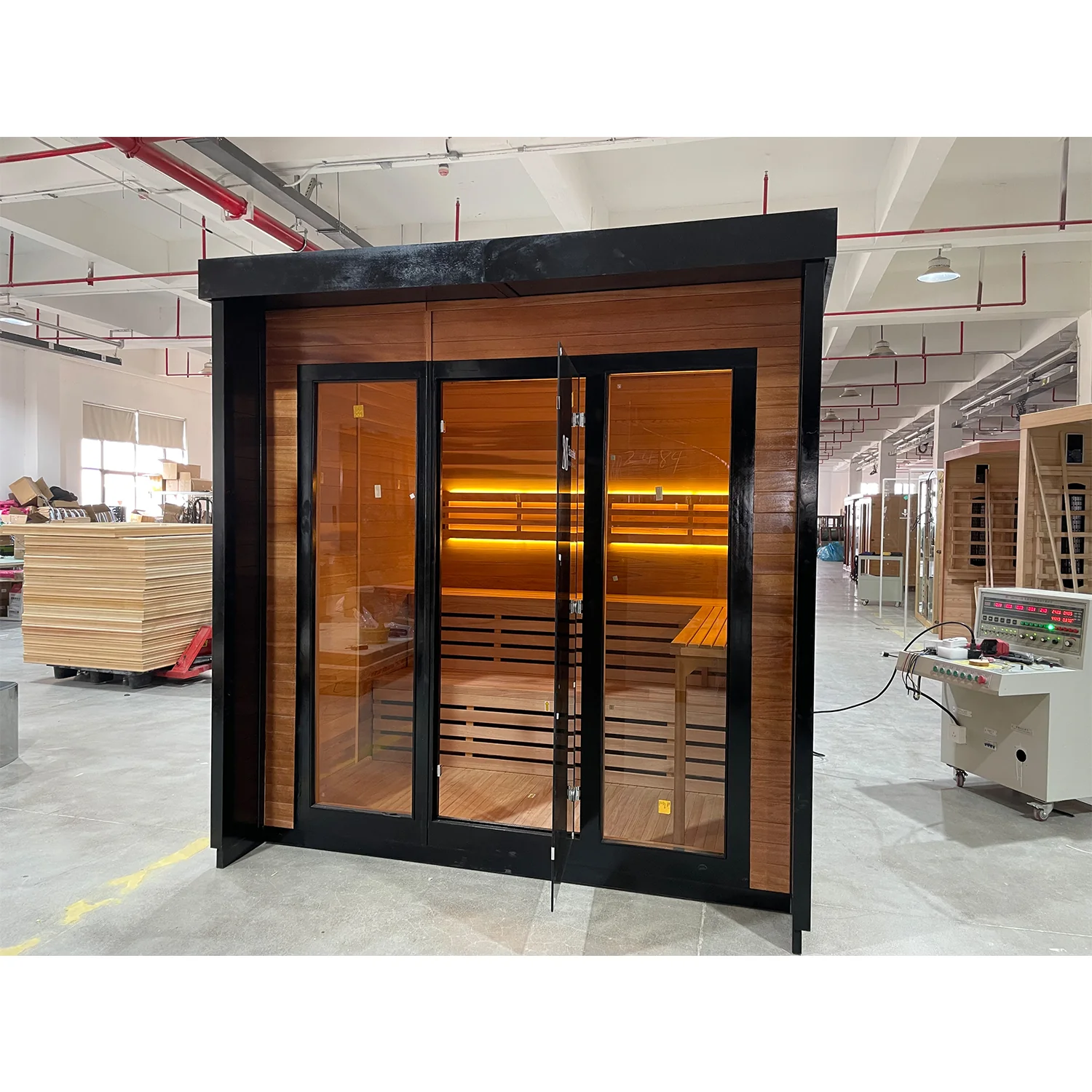 Aurora Edge 01 | Square Glass Sauna Cabin（SV-05）