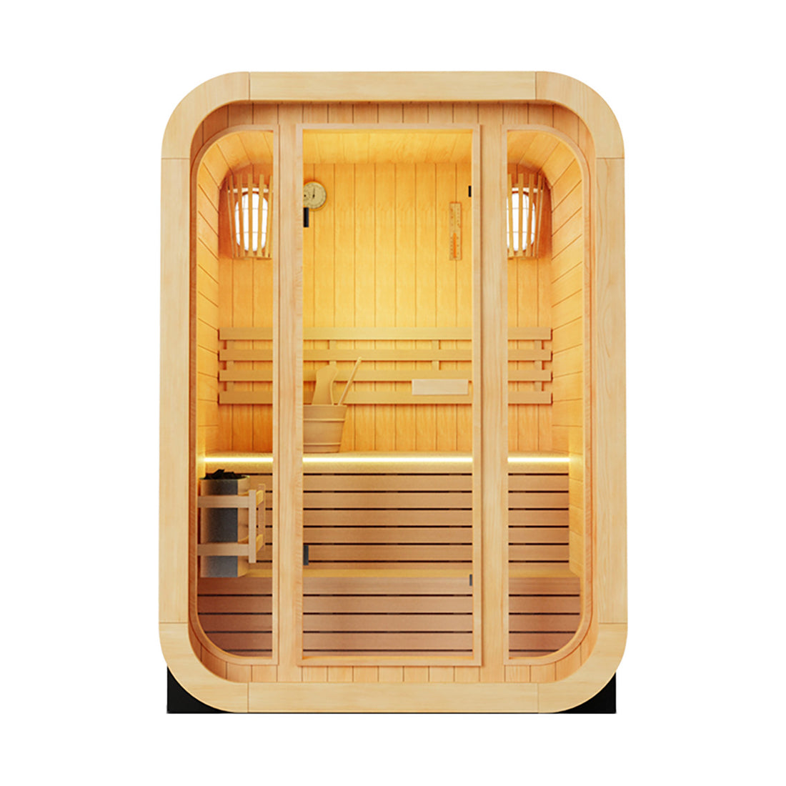 Scandinavian Retreat 1-Person Outdoor Barrel Sauna（SV-01）