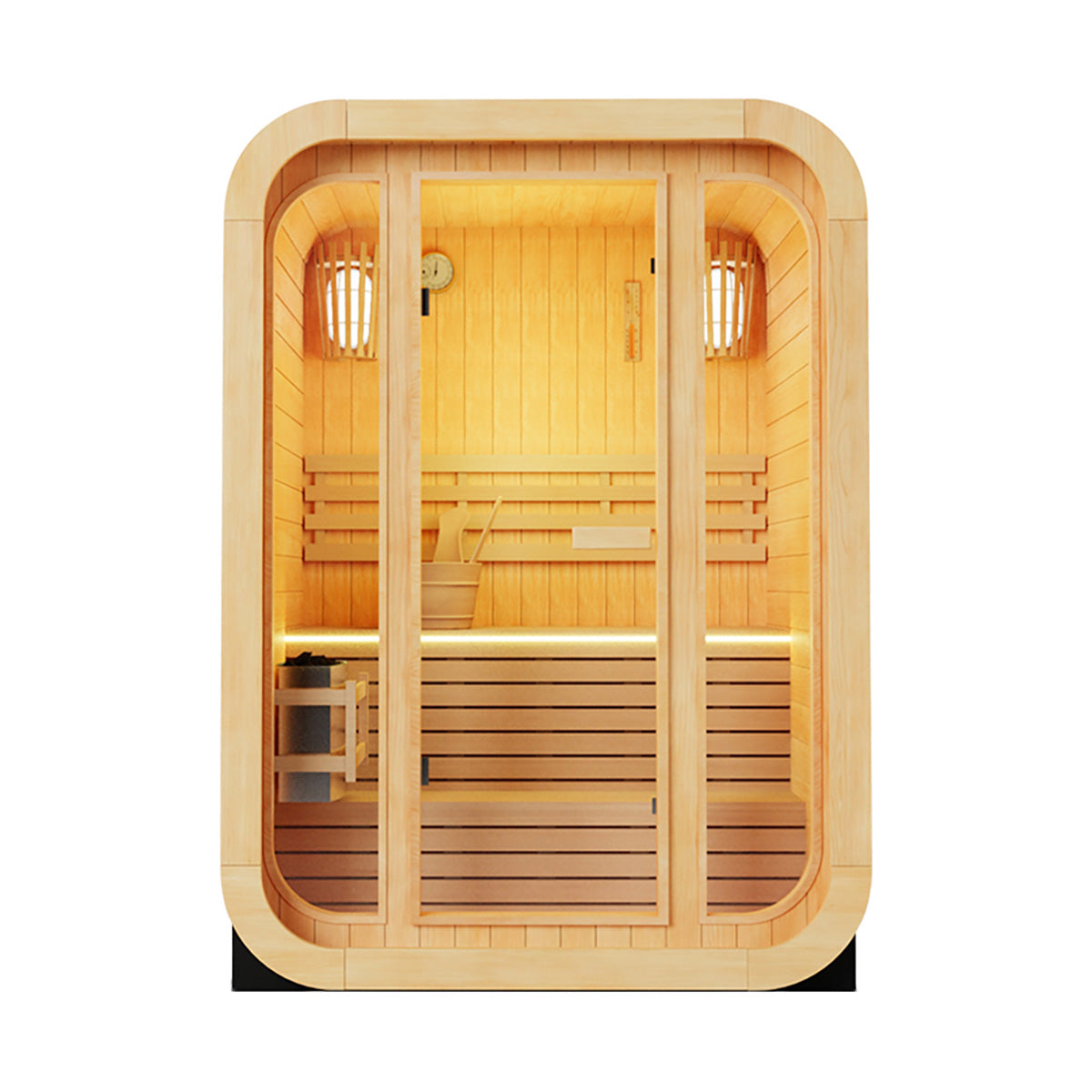 Scandinavian Retreat 1-Person Outdoor Barrel Sauna（SV-01）