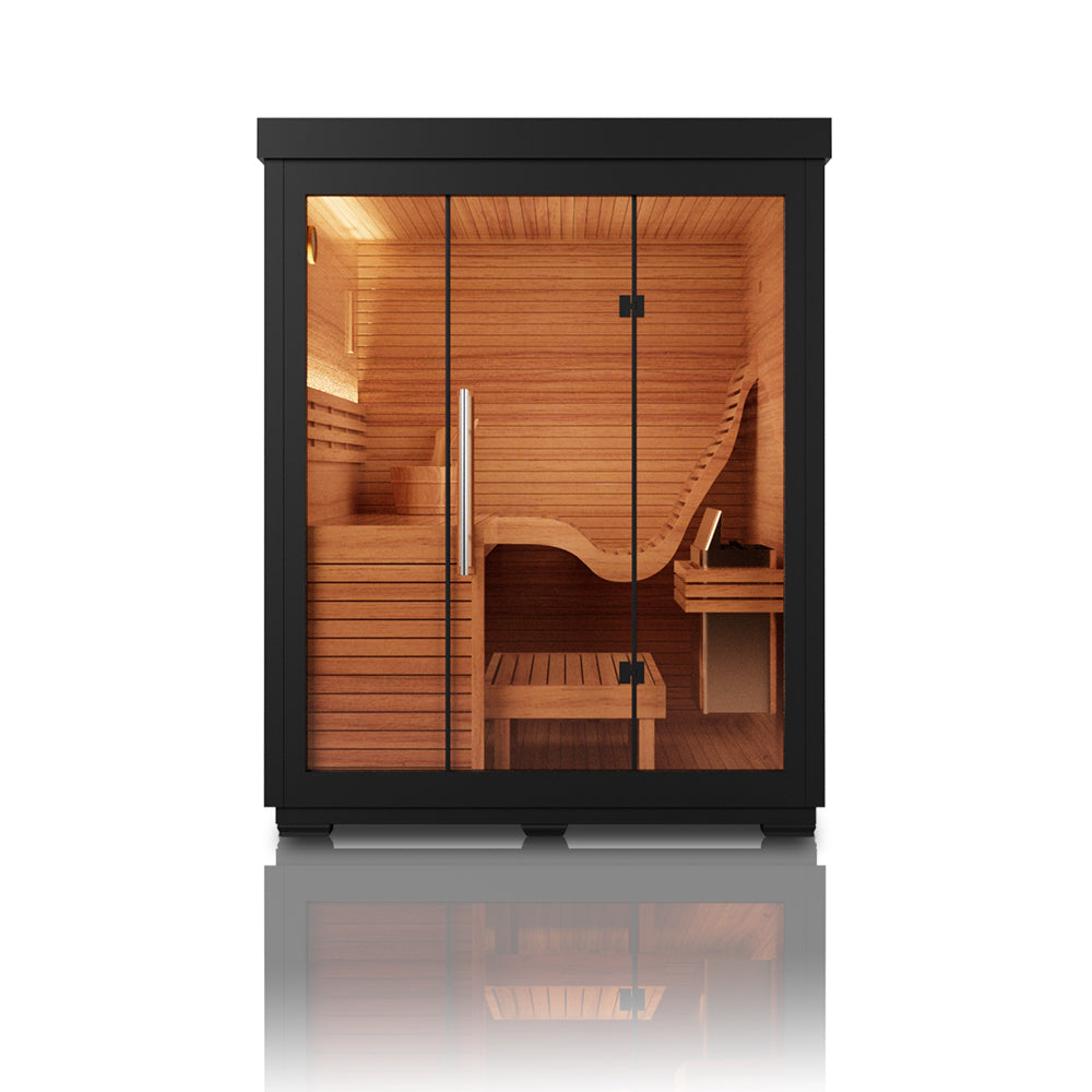 Lumi Aura | Modern Outdoor Sauna Cabin in Nordic Cedar（SV-09）