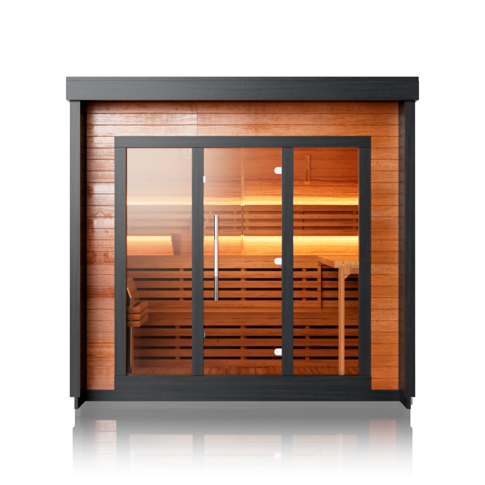 Aurora Edge 01 | Square Glass Sauna Cabin（SV-05）