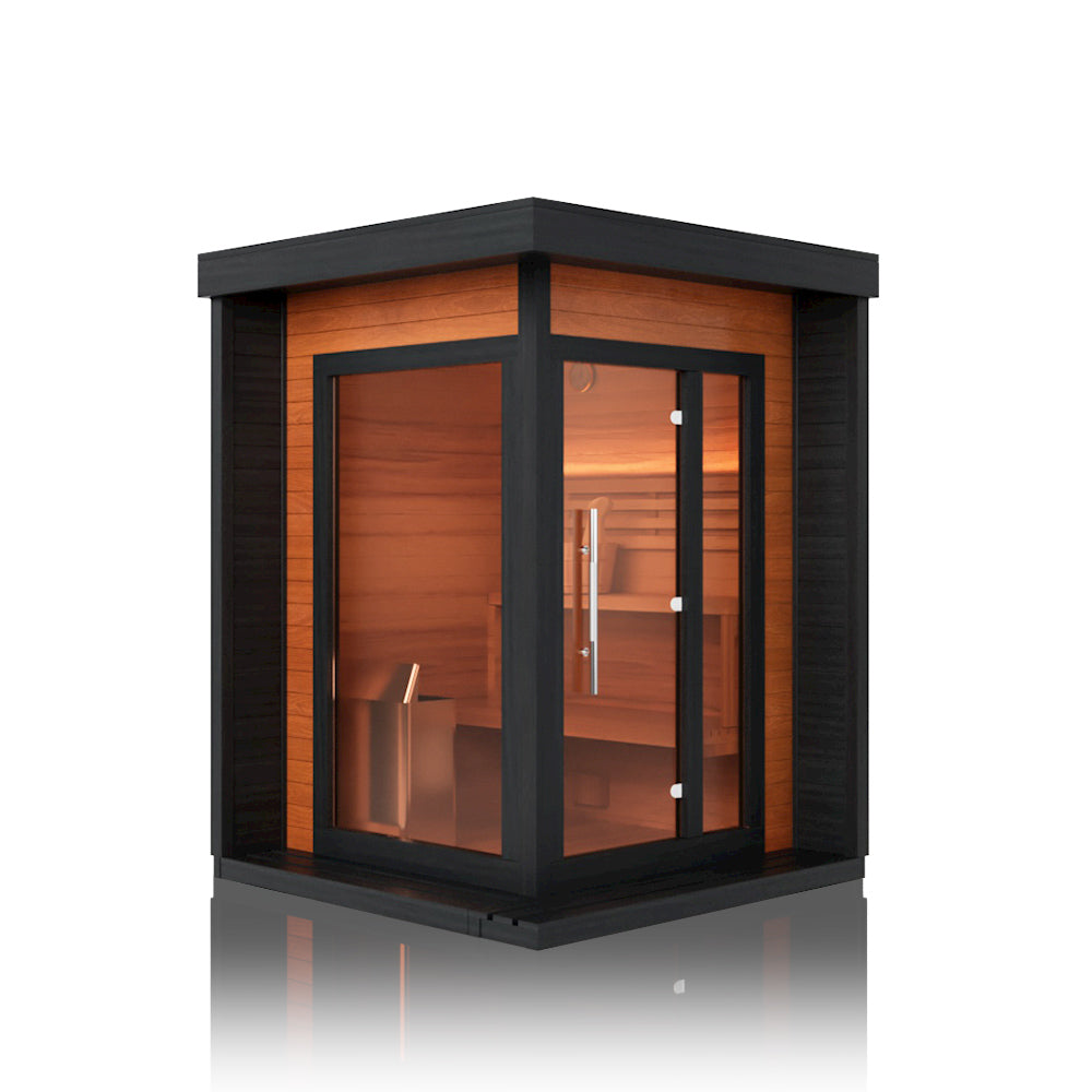 Sierra Mini Deluxe Outdoor Cabin Sauna for 2 People （SV-04）