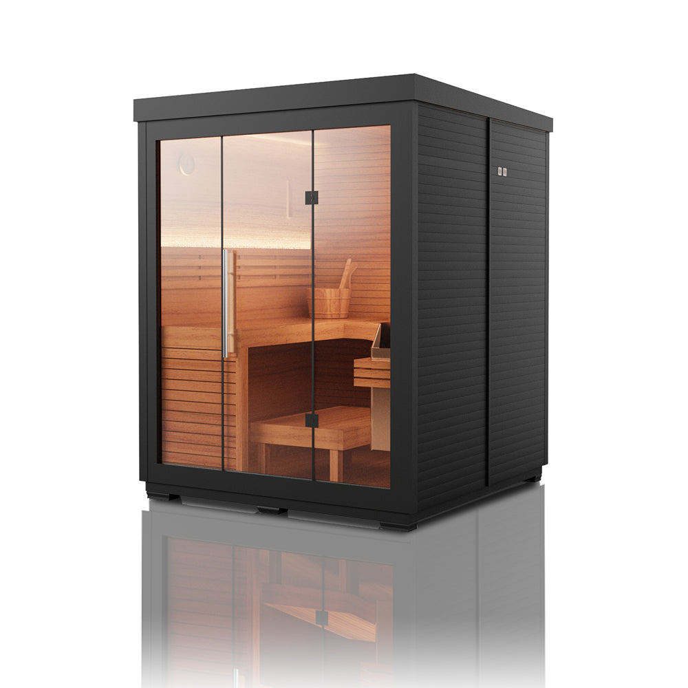 Lumi Aura | Modern Outdoor Sauna Cabin in Nordic Cedar（SV-09）