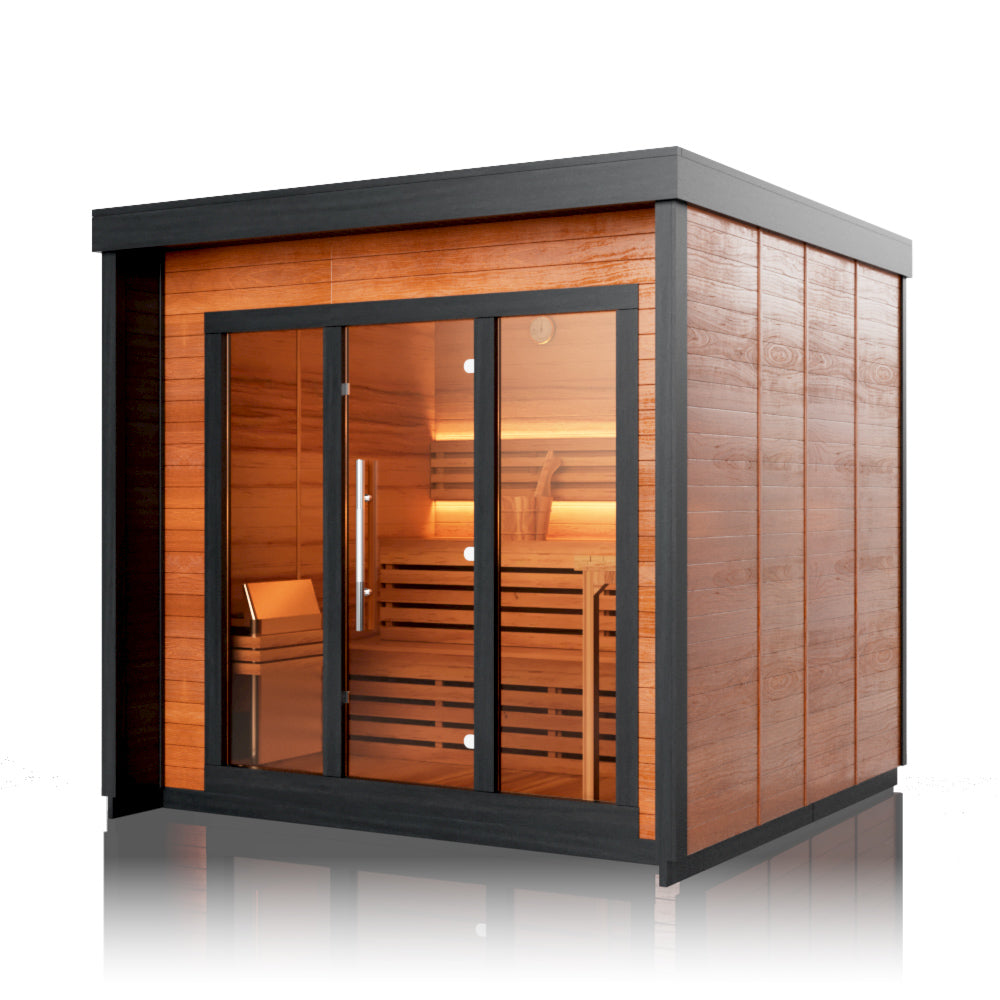 Aurora Edge 01 | Square Glass Sauna Cabin（SV-05）