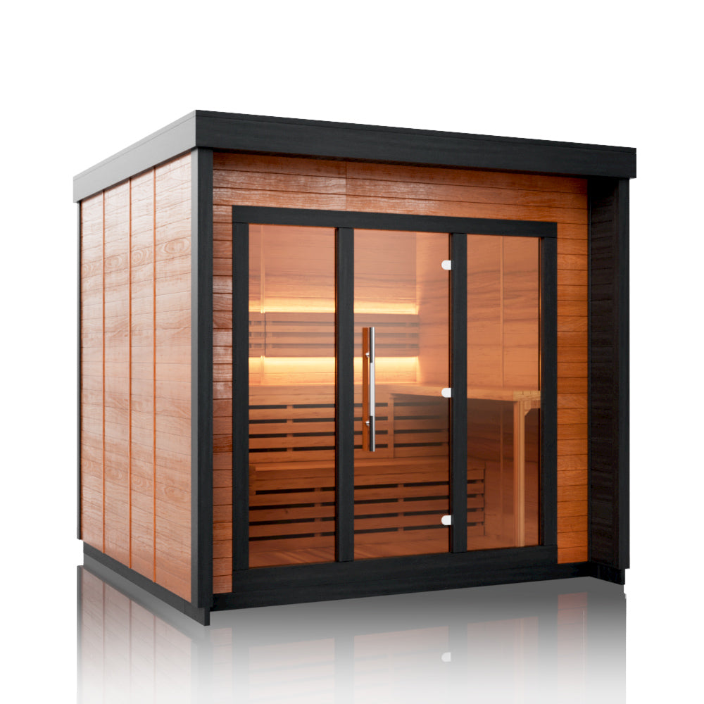 Aurora Edge 01 | Square Glass Sauna Cabin（SV-05）