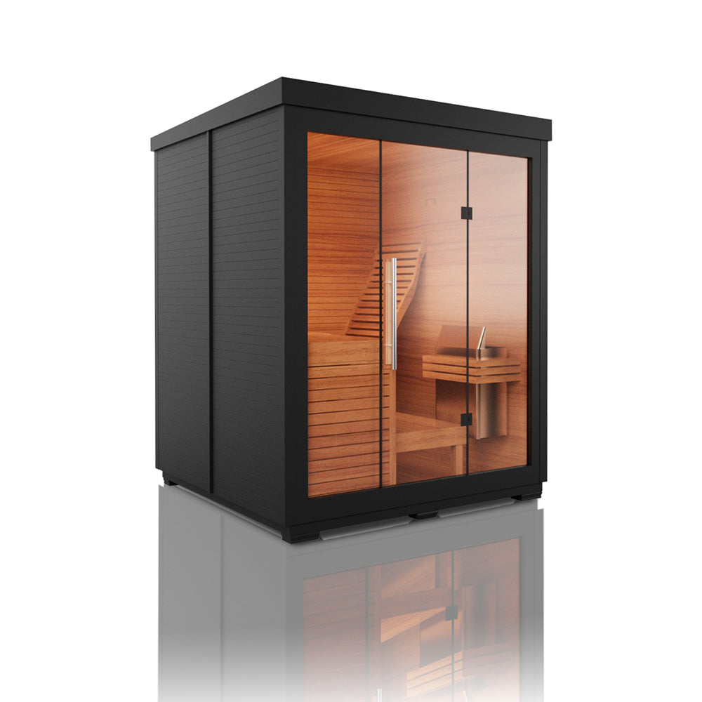 Lumi Aura | Modern Outdoor Sauna Cabin in Nordic Cedar（SV-09）
