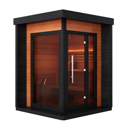 Sierra Mini Deluxe Outdoor Cabin Sauna for 2 People （SV-04）