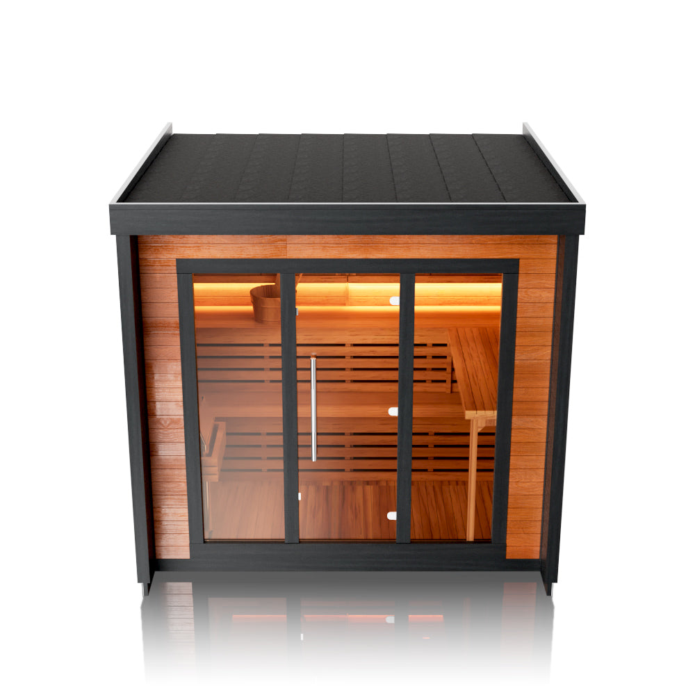 Aurora Edge 01 | Square Glass Sauna Cabin（SV-05）