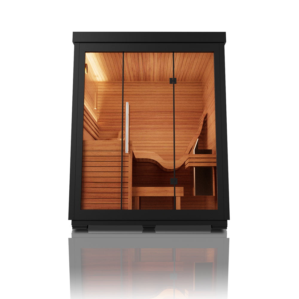 Lumi Aura | Modern Outdoor Sauna Cabin in Nordic Cedar（SV-09）