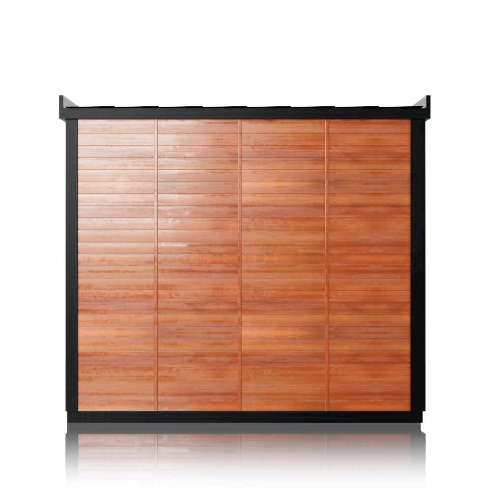 Aurora Terra 4 – Luxury Outdoor Cedar Sauna Cabin for 4 People with Full Glass Front（SV-06）