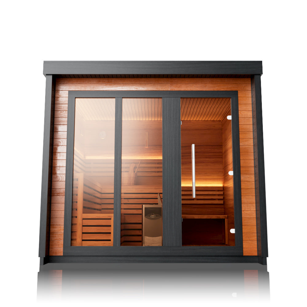 Svalasauna Patio M | Premium Outdoor Cedar Sauna Cabin for 2–4 People（SV-07）
