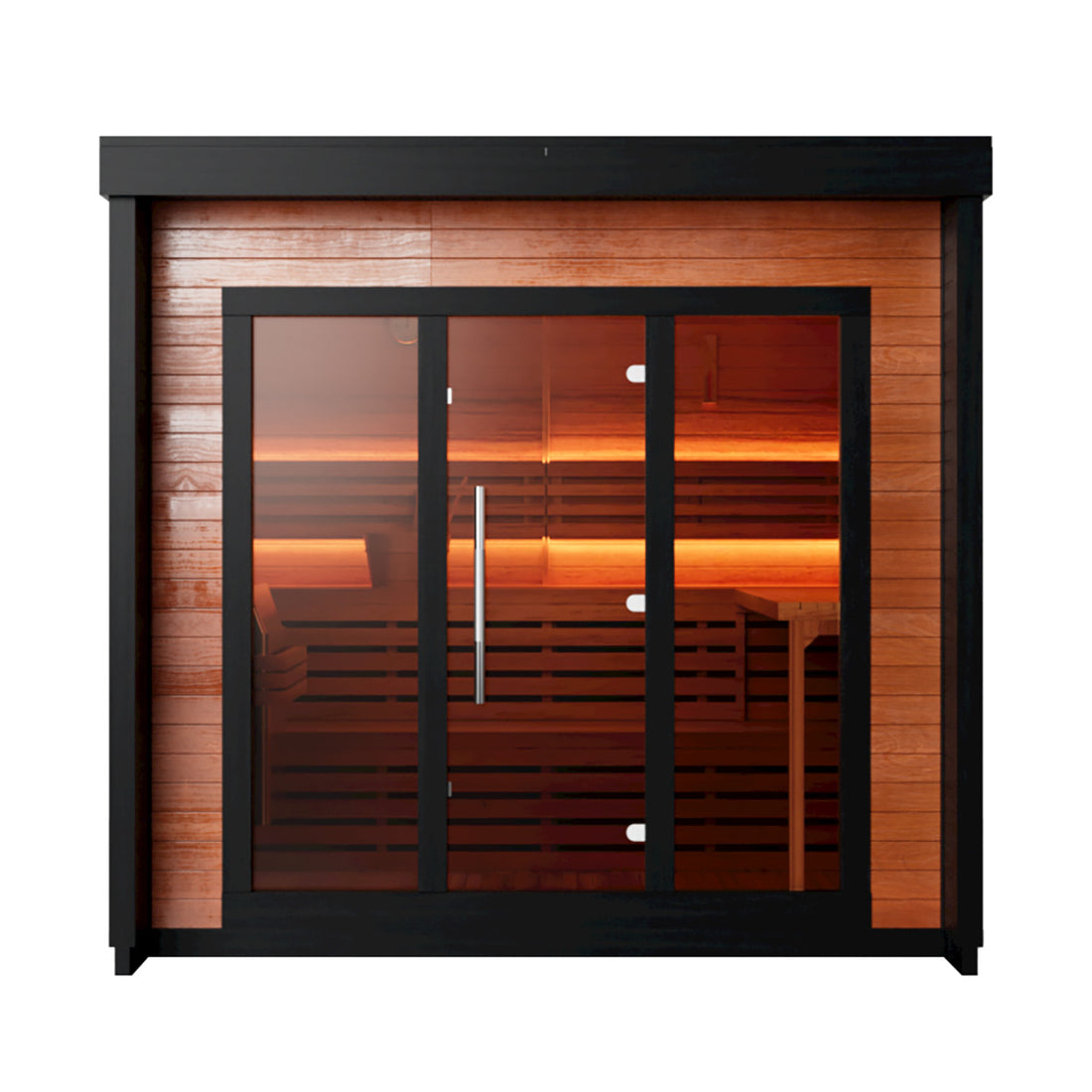 Aurora Edge 01 | Square Glass Sauna Cabin（SV-05）