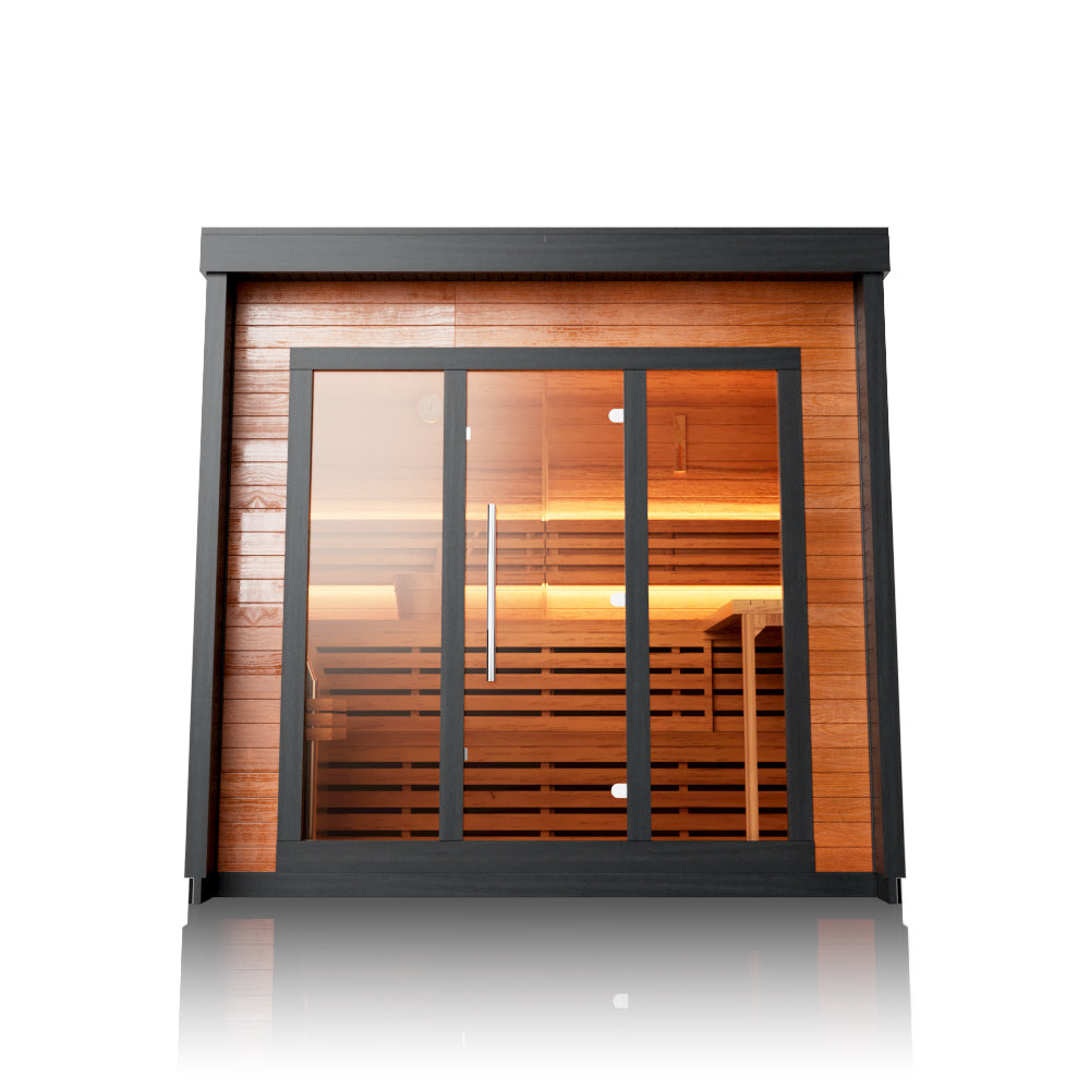 Aurora Edge 01 | Square Glass Sauna Cabin（SV-05）