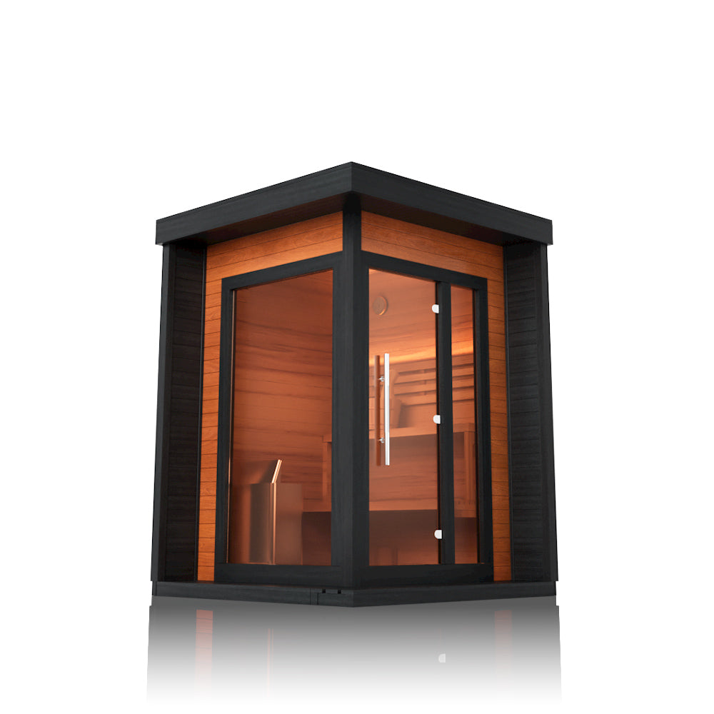 Sierra Mini Deluxe Outdoor Cabin Sauna for 2 People （SV-04）