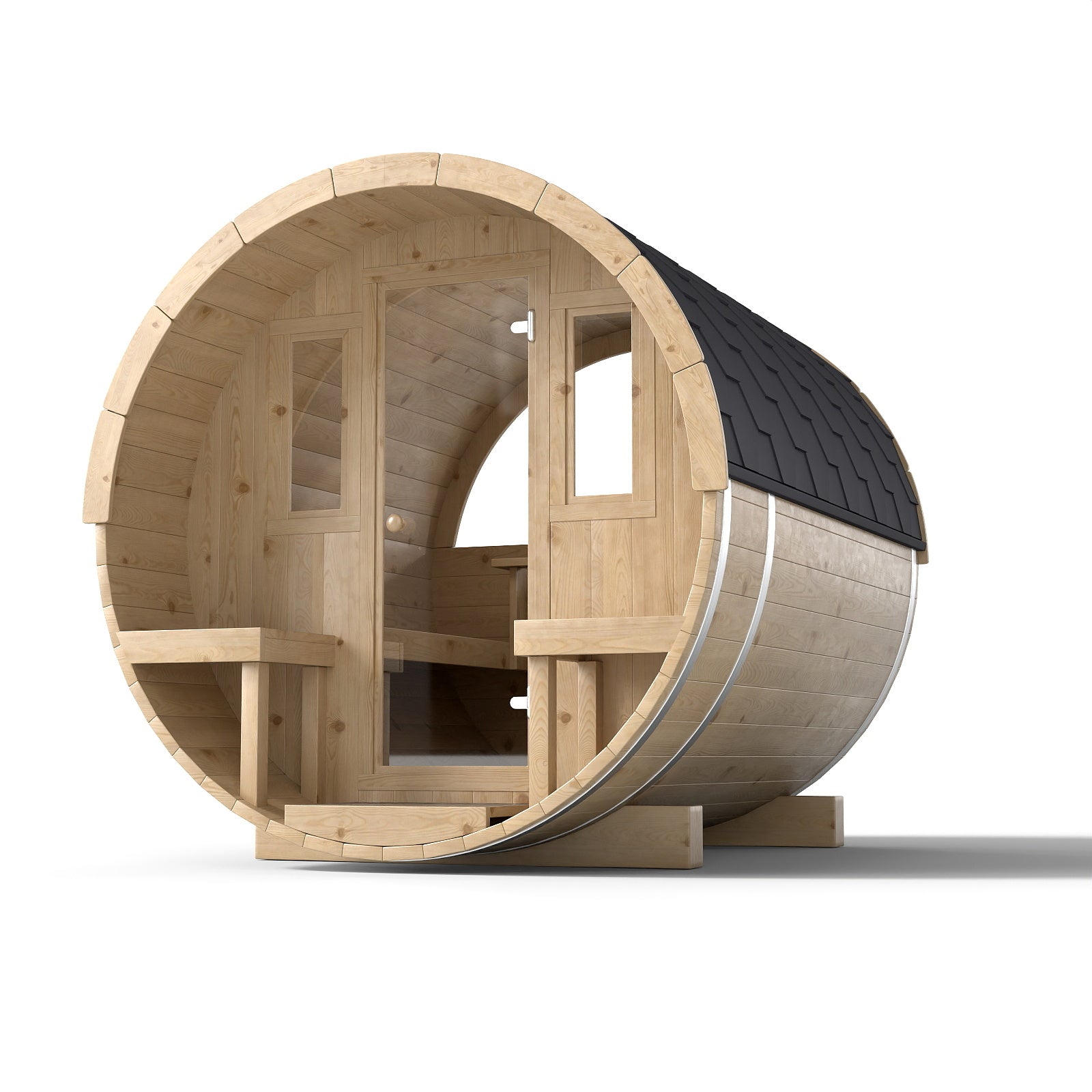 Svalasauna Outdoor Sauna – Scandinavian Poolside Wellness Cabin（SV-13）