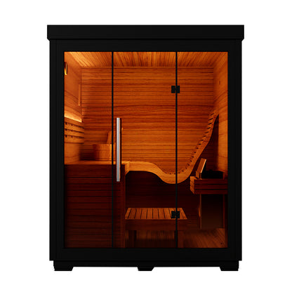 Lumi Aura | Modern Outdoor Sauna Cabin in Nordic Cedar（SV-09）