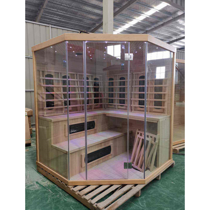 Indoor Infrared Cabin full spectrum Sauna for Apartment Hybrid （SV-16）