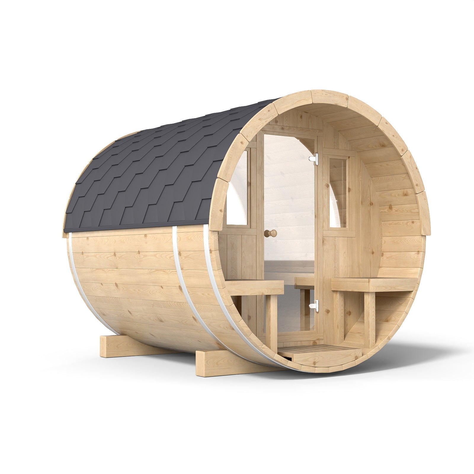 Svalasauna Outdoor Sauna – Scandinavian Poolside Wellness Cabin（SV-13）