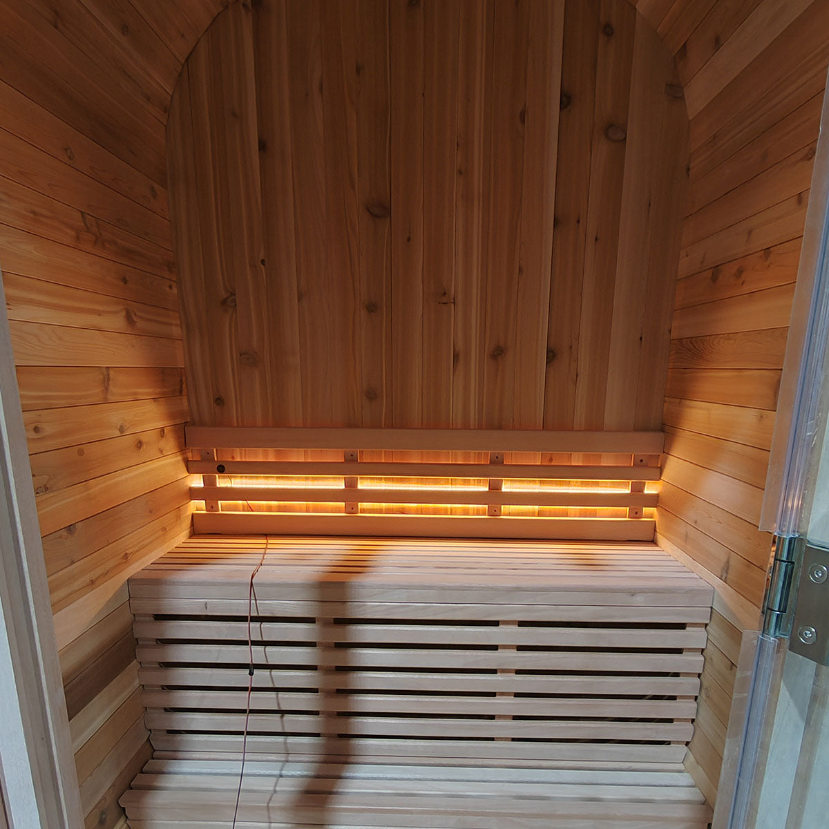 Scandinavian Retreat 1-Person Outdoor Barrel Sauna（SV-01）